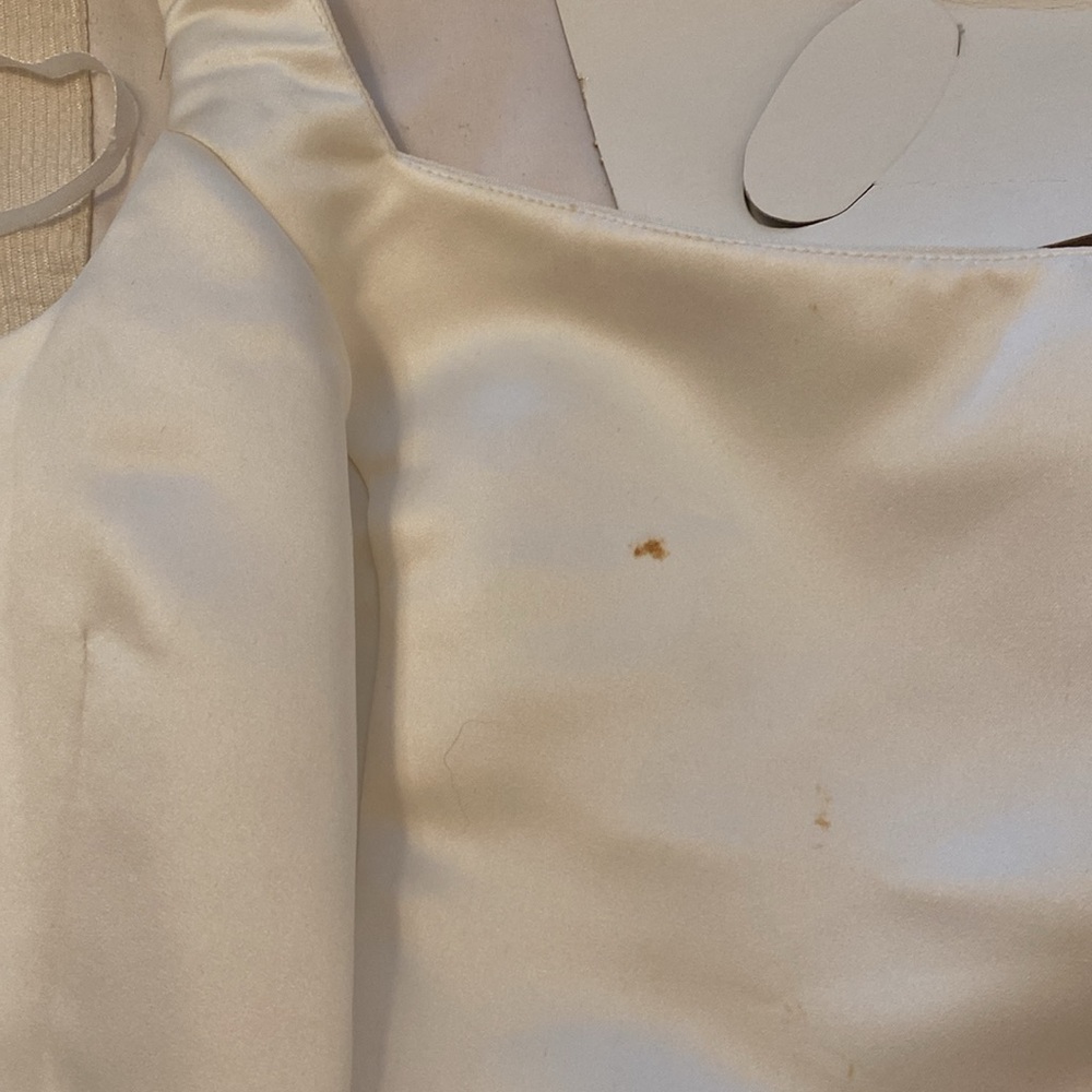 Anjolique Beaded Off-White Wedding Outfit Top - Picture 9 of 9